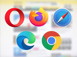 Logos bekannter Webbrowser